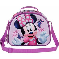 BOLSA PORTAMERIENDAS 3D BUTTERFLIES MINNIE DISNEY