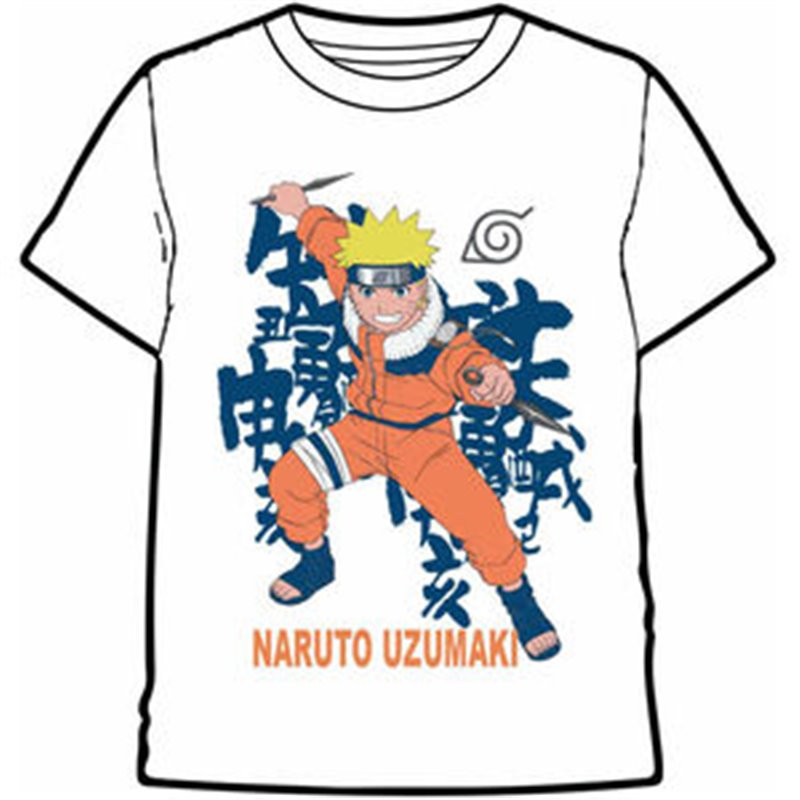 CAMISETA NARUTO UZUMAKI NARUTO SHIPPUDEN INFANTIL