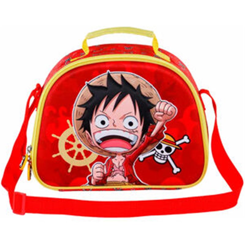 BOLSA PORTAMERIENDAS 3D LUFFY ONE PIECE