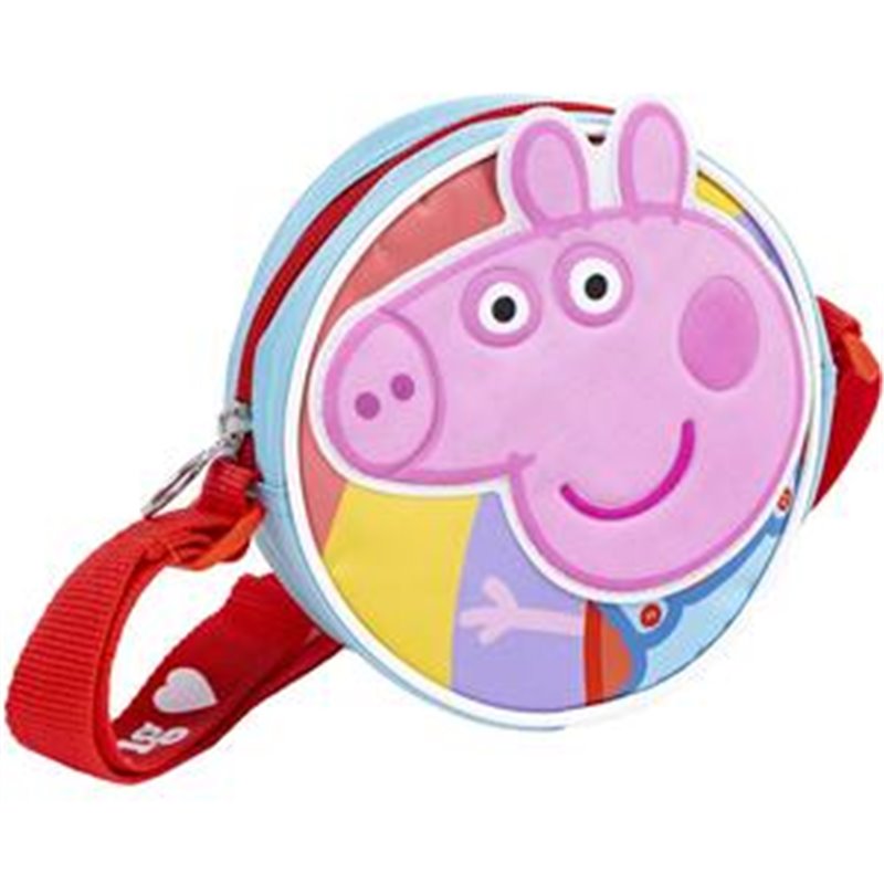 BOLSO APLICACIONES PEPPA PIG BLUE