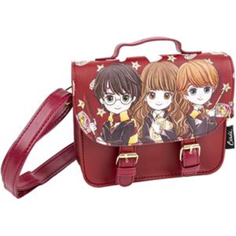 BOLSO SATCHEL HARRY POTTER DARK RED