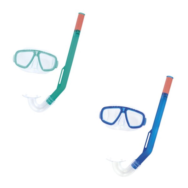 BESTWAY. SET TUBO SNORKLE + MASCARA DE BUCEO FUNDIVE