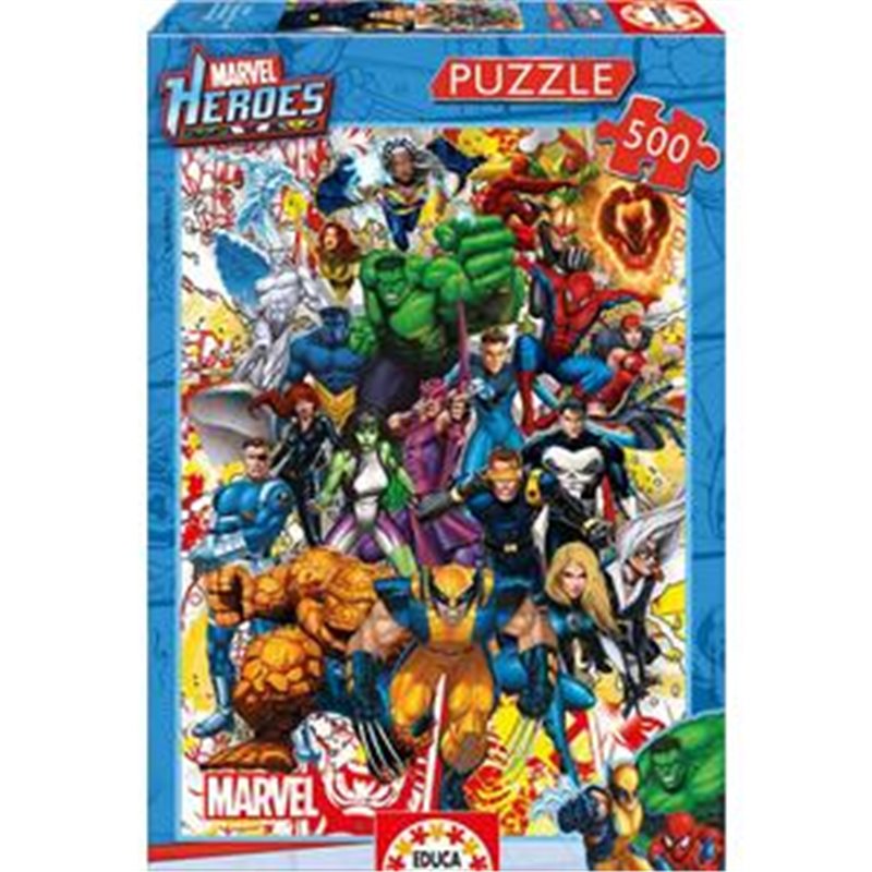 MÁRVEL SUPERHÉROES PUZZLE 500 PZAS