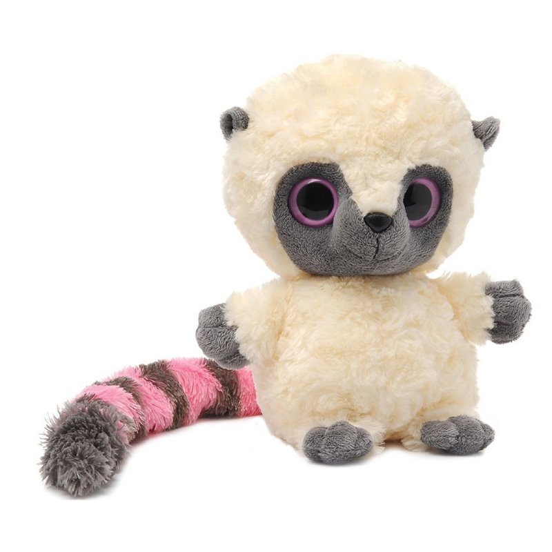 YooHoo & Friends - Peluche de 18 cm, color blanco y rosa (Aurora World 13004)