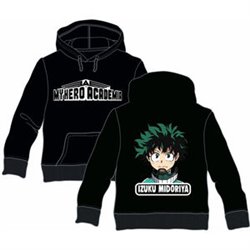 SUDADERA CAPUCHA IZUKU MIDORIYA MY HERO ACADEMIA ADULTO