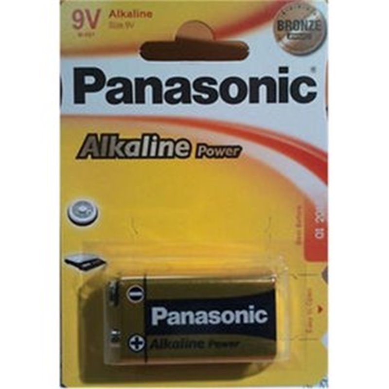 PILA 9V PANASONIC ALCALINA