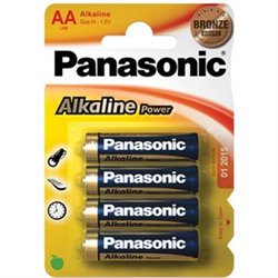 PILAS X4 ALKALINA PANASONIC AA-LR06