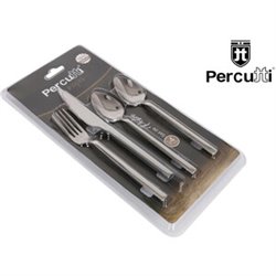 SET CUBIERTOS POSTRE ACERO INOX PERCUTTI