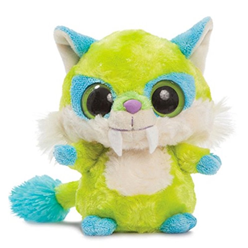 YooHoo & Friends - Dino Saber Tooth, peluche, 13 cm (Aurora World 60269)