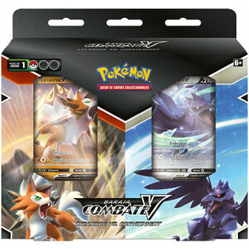 BLISTER 2 BARAJAS CARTAS BATTLE DECK BUNDLE LYCANROC VS CORVIKNIGHT POKEMON ESPAÑOL