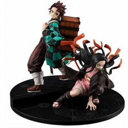 FIGURA KAMADO BROTHER AND SISTER PRECIOUS G.E.M. SERIES DEMON SLAYER KIMETSU NO YAIBA 17CM