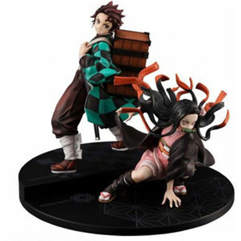 FIGURA KAMADO BROTHER AND SISTER PRECIOUS G.E.M. SERIES DEMON SLAYER KIMETSU NO YAIBA 17CM