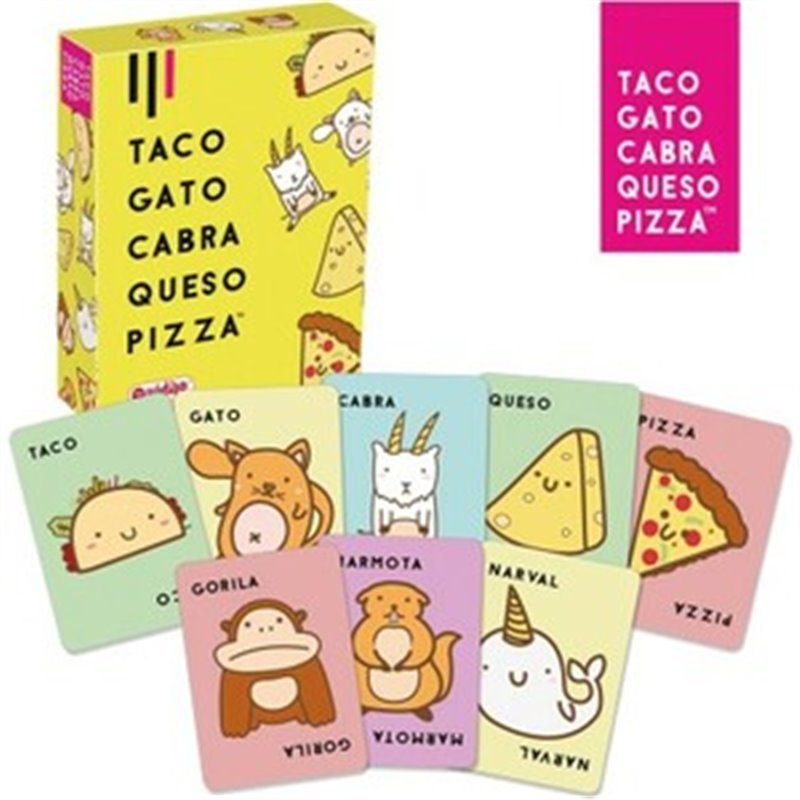 JUEGO TACO GATO CABRA QUESO PIZZA