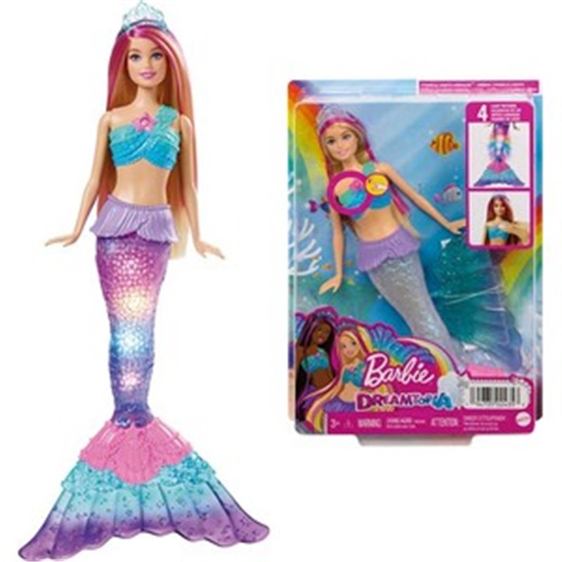 BARBIE SIRENA LUCES MAGICAS