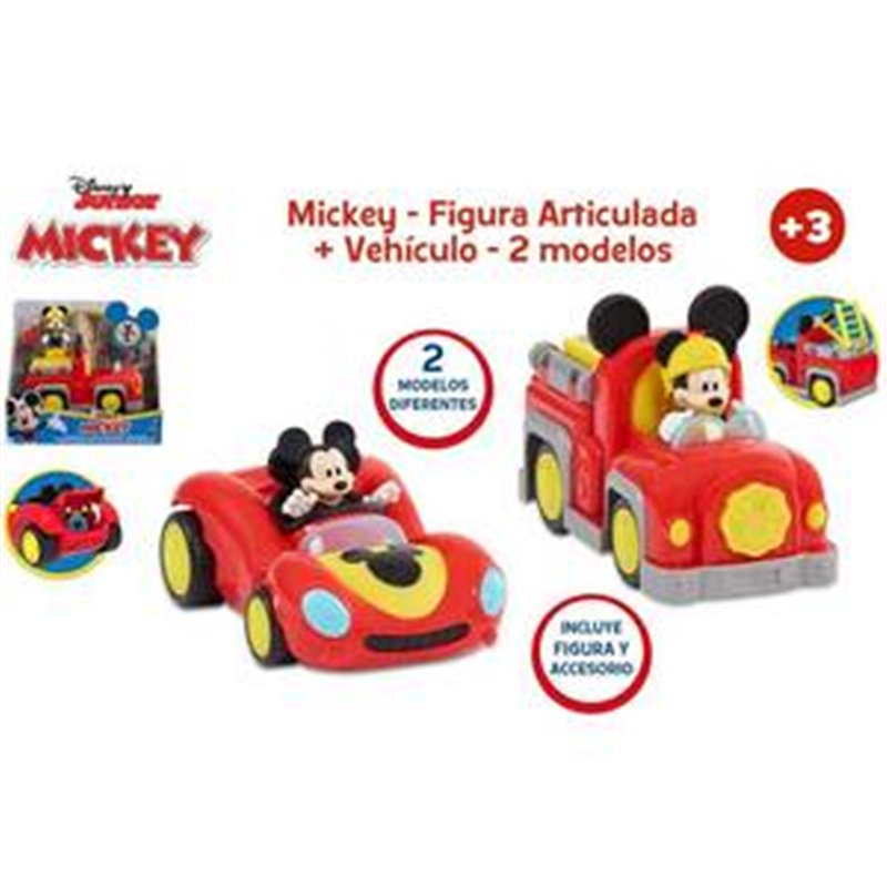 SET DE VEHICULO Y FIGURA MICKEY