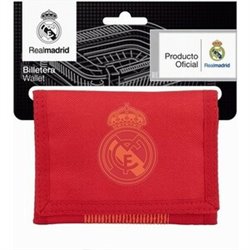 BILLETERA CON CABECERA REAL MADRID "RED"