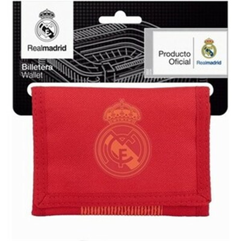 BILLETERA CON CABECERA REAL MADRID "RED"