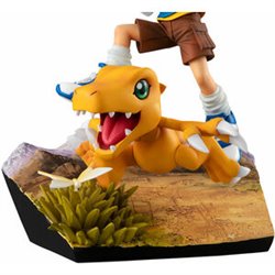 ESTATUA TAICHI YAGAMI & AGUMON 20TH ANNIVERSARY DIGIMON ADVENTURE 12CM