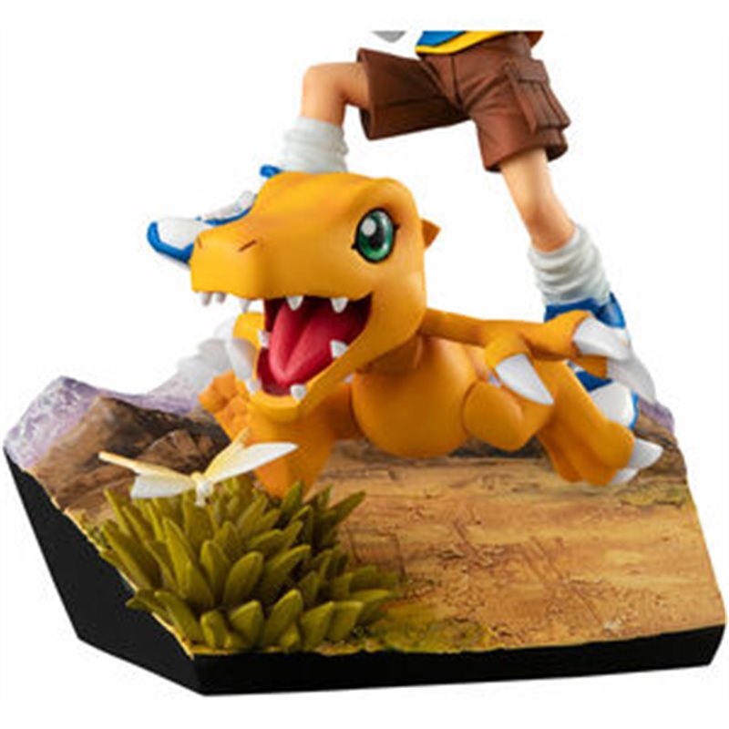 ESTATUA TAICHI YAGAMI & AGUMON 20TH ANNIVERSARY DIGIMON ADVENTURE 12CM