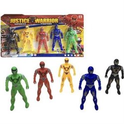 BLISTER 5 FIGURAS JUSTICE WARRIOR