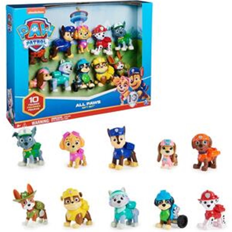 PACK FIGURAS PATRULLA CANINA 10ÑANI