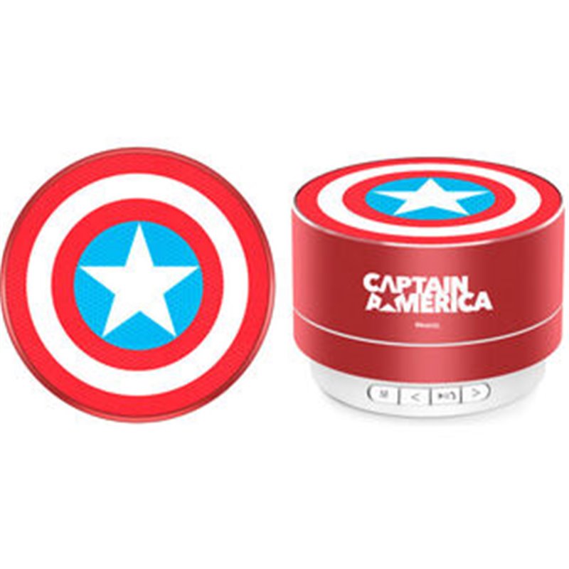 ALTAVOZ PORTATIL INALAMBRICO CAPITAN AMERICA MARVEL