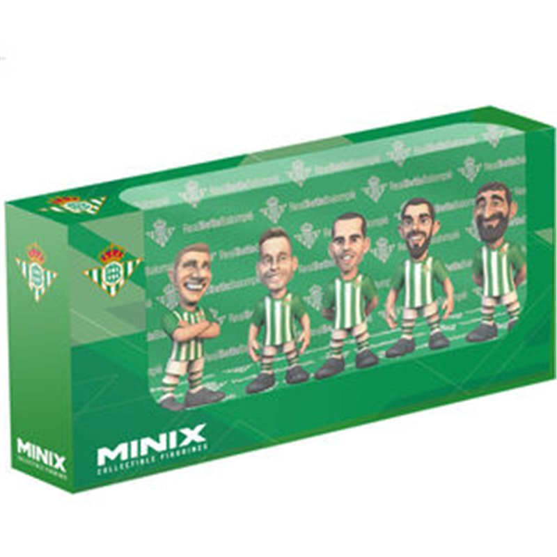 BLISTER 5 FIGURAS MINIX REAL BETIS CLUB 7CM