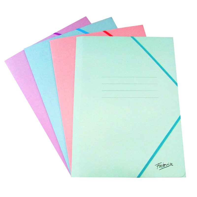 CARPETA FOLIO CON SOLAPA PASTEL