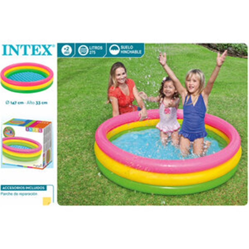 PISCINA HINCH.3 AROS COLORES 147X33