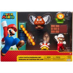 BLISTER DIORAMA CASTILLO DE LAVA SUPER MARIO NINTENDO