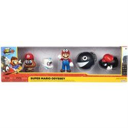 BLISTER 5 FIGURAS SUPER MARIO BROS 6,5CM