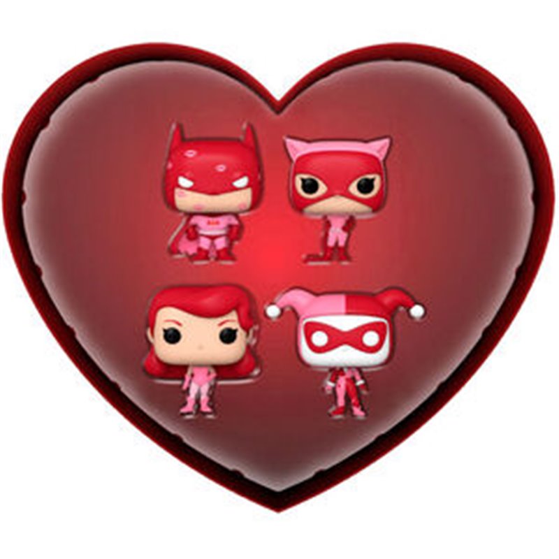 CAJA METALICA 4 POCKET POP DC COMICS SAN VALENTIN