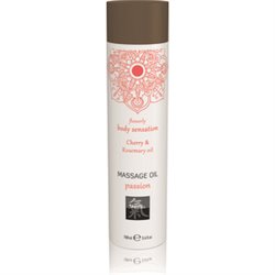 ACEITE DE MASAJE PASIÓN - CEREZA Y ACEITE DE ROMERO 100ML