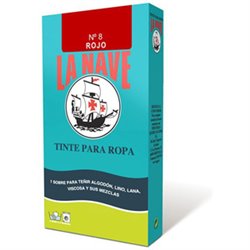 TINTE ROPA LA NAVE - ROJO