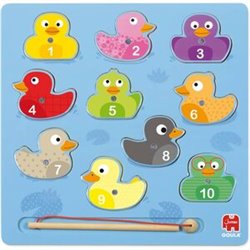 PUZZLE PATITOS MADERA MAGNETICO