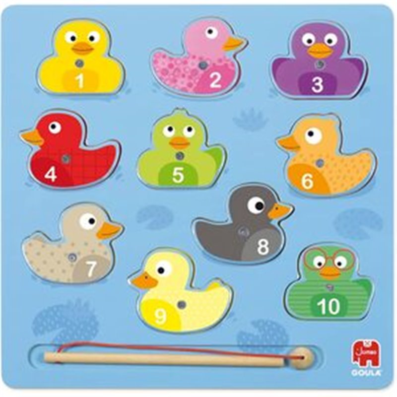 PUZZLE PATITOS MADERA MAGNETICO