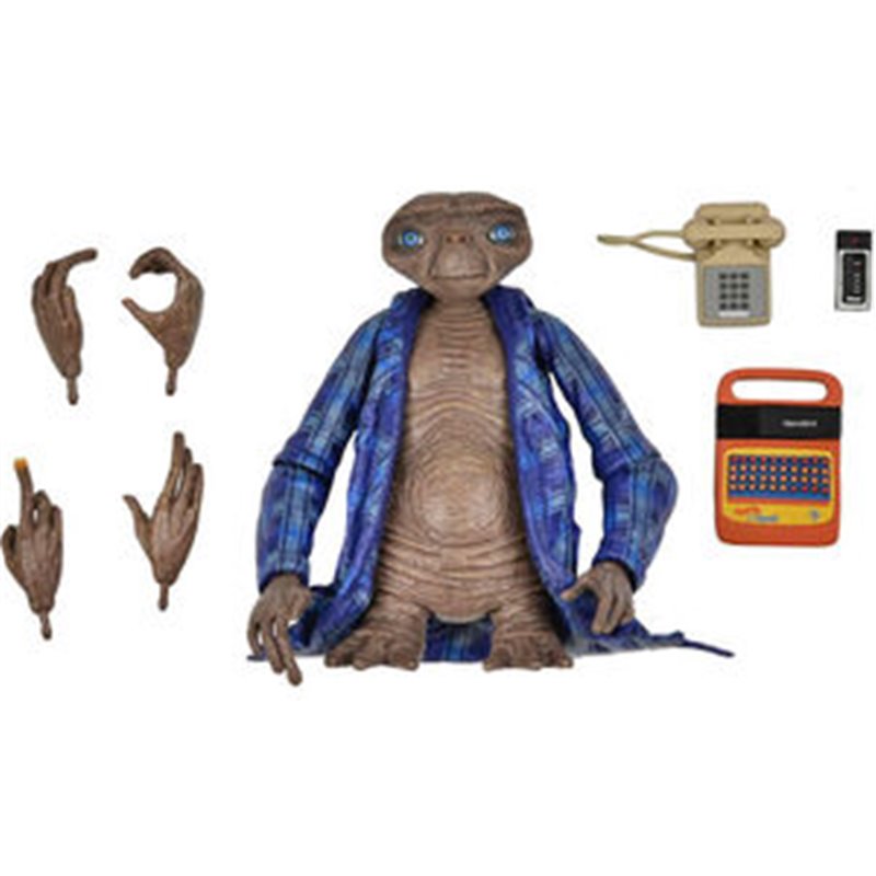 FIGURA ULTIMATE E.T TELEPATHIC 40 ANNIVERSARIO E.T EL EXTRATERRESTRE 12CM