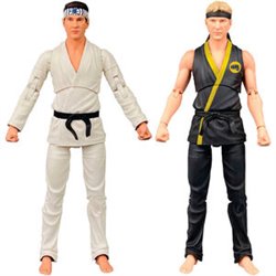 BLISTER 2 FIGURAS JOHNNY & DANIEL ALL VALLEY COBRA KAI 18CM