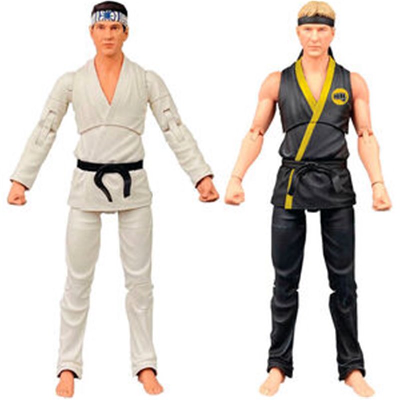 BLISTER 2 FIGURAS JOHNNY & DANIEL ALL VALLEY COBRA KAI 18CM