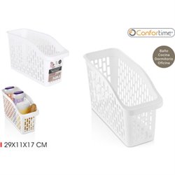 ORGANIZADOR MULTIUSOS PLÁSTICO 29X11X17CM CONFORTIME