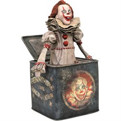 FIGURA DIORAMA PENNYWISE EN CAJA SORPRESA IT CHAPTER 2 23CM