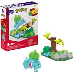 KIT CONSTRUCCION MEGA CONSTRUX BULBASAUR FOREST FUN POKEMON 82PZS