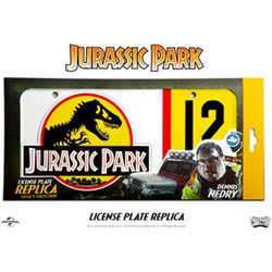 REPLICA MATRICULA DENNIS NEDRY JURASSIC PARK