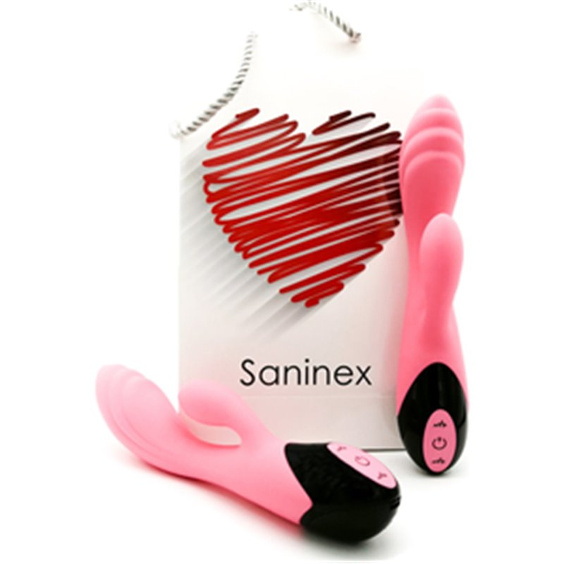 SANINEX SWAN - VIBRADOR PUNTO G & CLÍTORIS 10 VELOCIDADES - ROSA