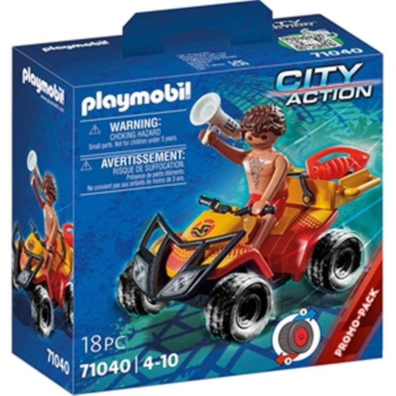 PLAYMOBIL CITY ACTION QUAD DE RESCATE