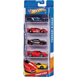 HOT WHEELS PACK 5 VEHÍCULO COLECCIÓN