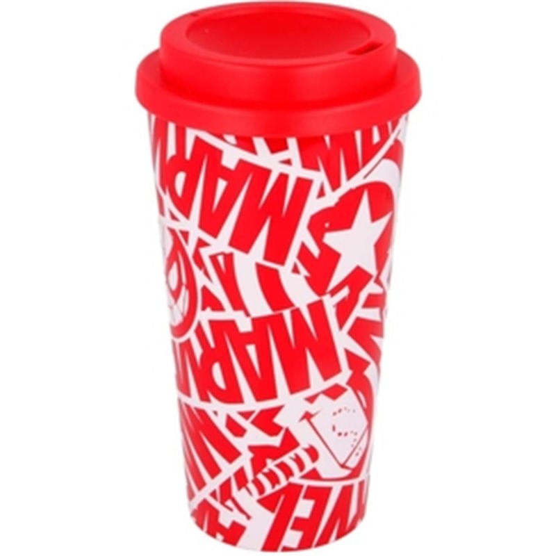 AVENGERS VASO CAFÉ DOBLE PARED 520 ML