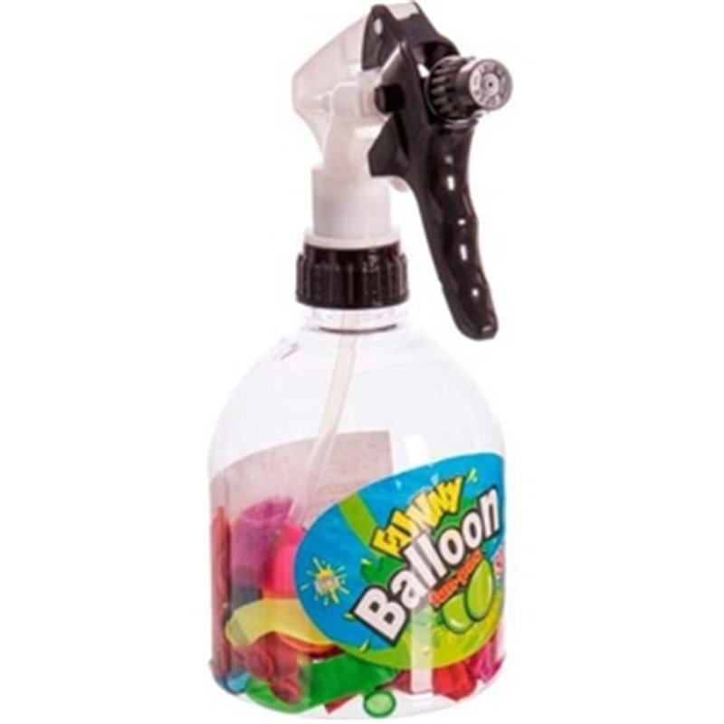 BOTELLA DE SPRAY CON 50 GLOBOS DE AGUA