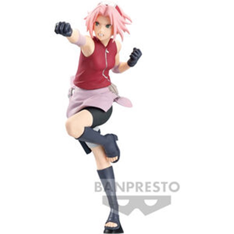 FIGURA HARUNO SAKURA VIBRATION STARS NARUTO SHIPPUDEN 16CM