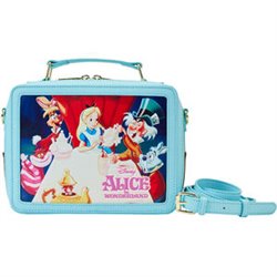 BOLSO BANDOLERA ALICIA EN EL PAIS DE LAS MARAVILLAS DISNEY LOUNGEFLY